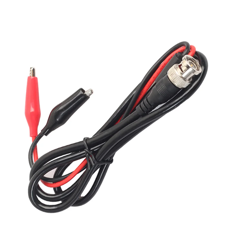 

100cm BNC to Alligator Clips Test Lead Set Oscilloscope Test Probe Leads Test Cable Lead Electrical Crocodile Clamp