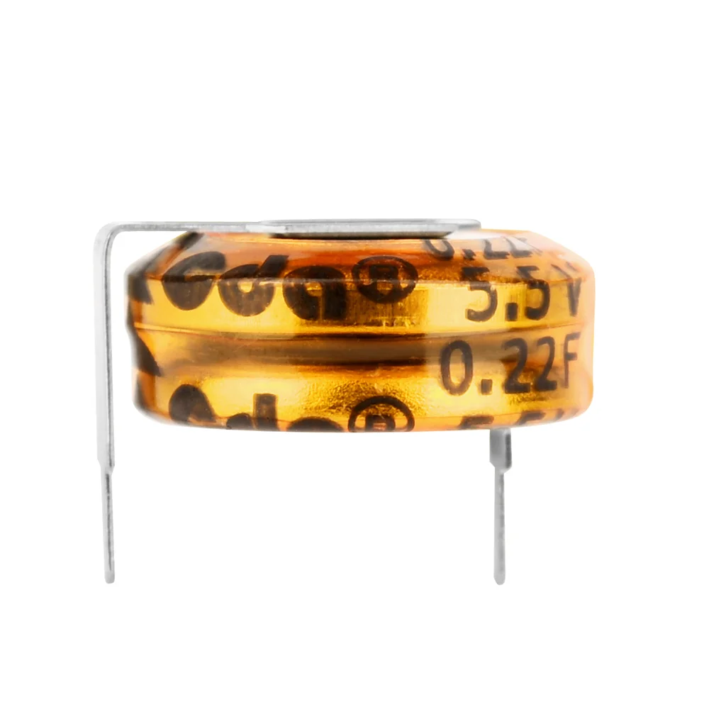 CB Super Capacitors CDA 0.022F 0.047F 0.1F 0.22F 0.33F 0.47F 5.5V H-Type Button Capacitor Farrah SuperCapacitors
CB Super Capacitors CDA 0.022F 0.047F 0.1F 0.22F 0.33F 0.47F 5.5V H-Type Button Capacitor Farrah SuperCapacitors