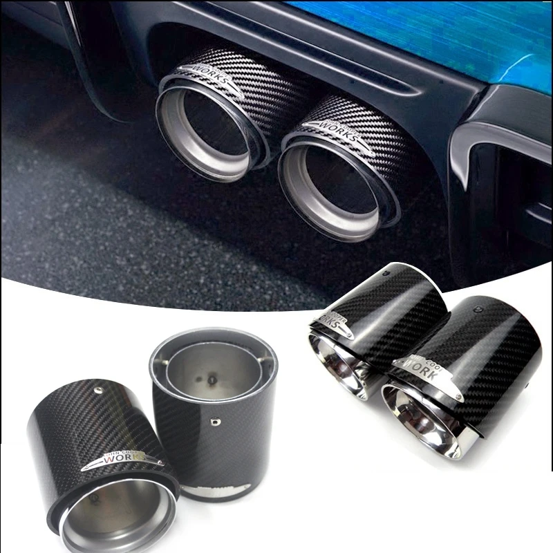 For MINI Cooper S R55 R56 R57 R58 R59 R60 R61 F54 F56 F57 F60 Carbon Fiber Escape Car Supplies Exhaust Muffler Tips Tail Silence
For MINI Cooper S R55 R56 R57 R58 R59 R60 R61 F54 F56 F57 F60 Carbon Fiber Escape Car Supplies Exhaust Muffler Tips Tail Silence
