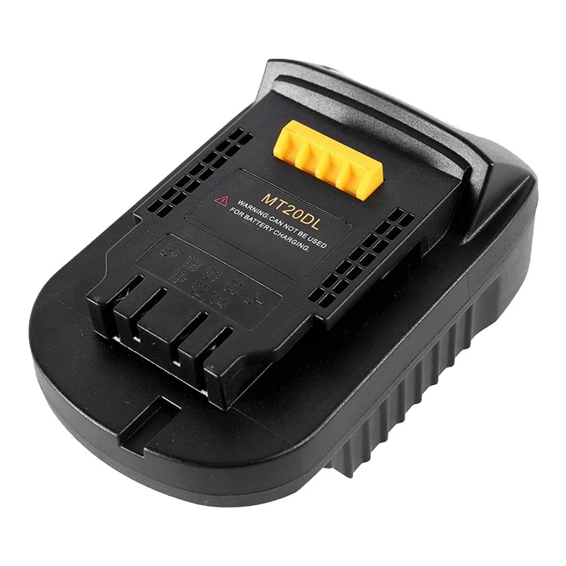MT20DL Battery Converter Adapter For Makita 18V Bl1830 Bl1860 Bl1815 Convert To Dewalt 18V 20V DCB200 Li-Ion Battery
MT20DL Battery Converter Adapter For Makita 18V Bl1830 Bl1860 Bl1815 Convert To Dewalt 18V 20V DCB200 Li-Ion Battery