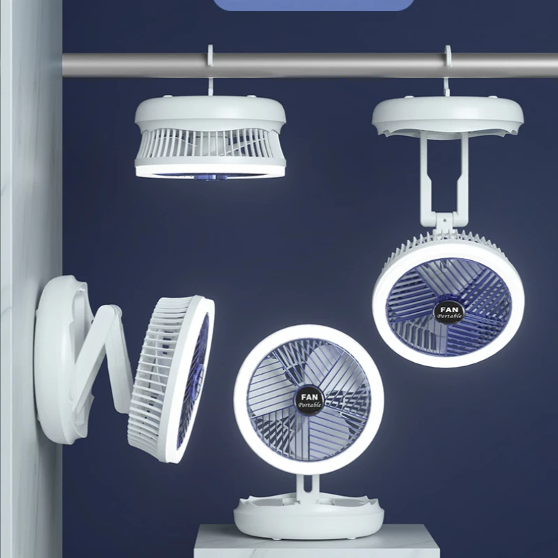 Многофункциональный USB портативный Электрический вентилятор для кемпинга, многофункциональная бытовая техника с ночным освещением, беспроводной Потолочный электрический вентилятор
Многофункциональный USB портативный Электрический вентилятор для кемпинга, многофункциональная бытовая техника с ночным освещением, беспроводной Потолочный электрический вентилятор