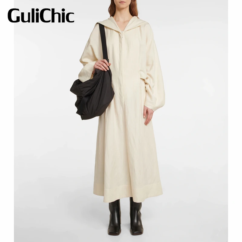 4.13 GuliChic Elegant Solid Color Hooded Long Sleeve Hollow Out Design Midi Dress Women
4.13 GuliChic Elegant Solid Color Hooded Long Sleeve Hollow Out Design Midi Dress Women