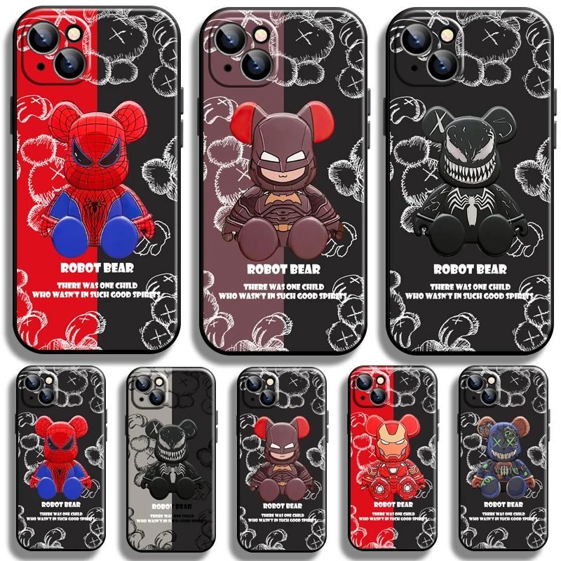 Marvel Luxury Cute Bear For Apple iPhone 13 12 11 Pro 12 13 Mini X XR XS Max SE 5 6 6s 7 8 Plus Phone Case Funda Black
Marvel Luxury Cute Bear For Apple iPhone 13 12 11 Pro 12 13 Mini X XR XS Max SE 5 6 6s 7 8 Plus Phone Case Funda Black