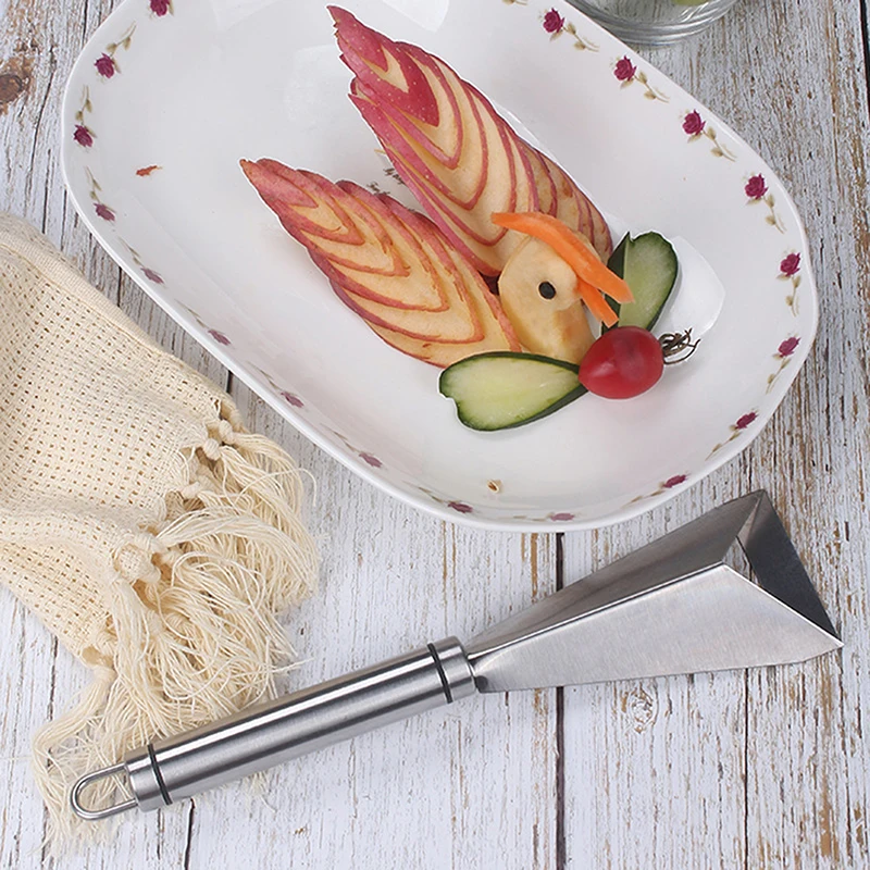 Stainless Steel Fruit Carving Knife Triangular Shape Vegetable Knife Slicer Antislip Engraving Blades Kitchen Accessories
Stainless Steel Fruit Carving Knife Triangular Shape Vegetable Knife Slicer Antislip Engraving Blades Kitchen Accessories