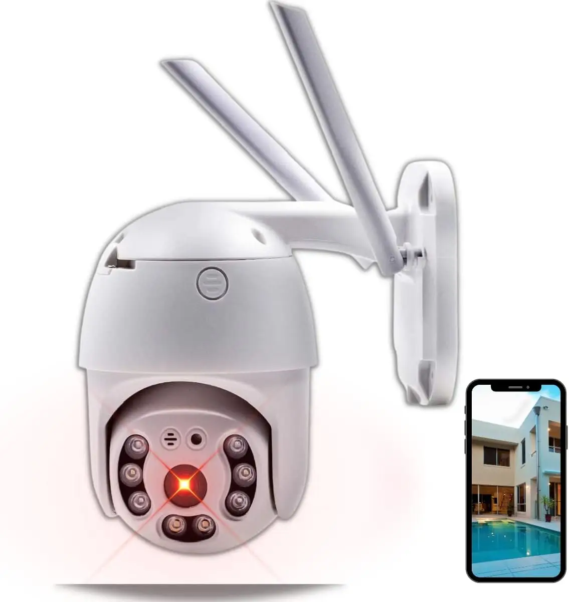 Câmera Speed Dome A6 Icsee Full Hd 1080p Ptz Wifi Ip66 Prova D'água Infravermelho Externa Wifi Hd 2 antenas
Câmera Speed Dome A6 Icsee Full Hd 1080p Ptz Wifi Ip66 Prova D'água Infravermelho Externa Wifi Hd 2 antenas