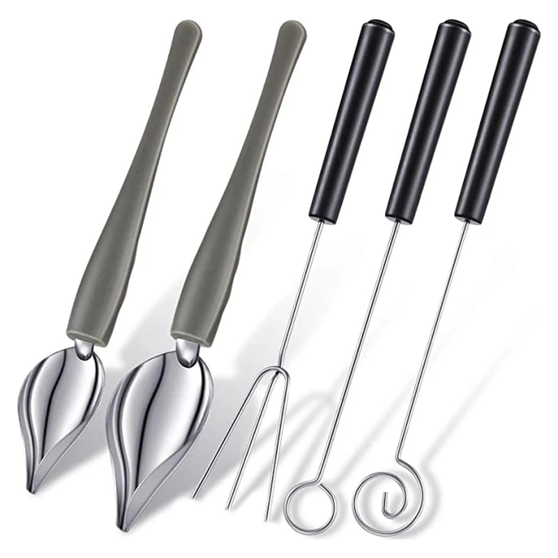 3 Pcs Candy Dipping Tools Chocolate Dipping Fork Spoons Set 2 Pieces Culinary Decorating Spoons For Decorative Plates
3 Pcs Candy Dipping Tools Chocolate Dipping Fork Spoons Set 2 Pieces Culinary Decorating Spoons For Decorative Plates