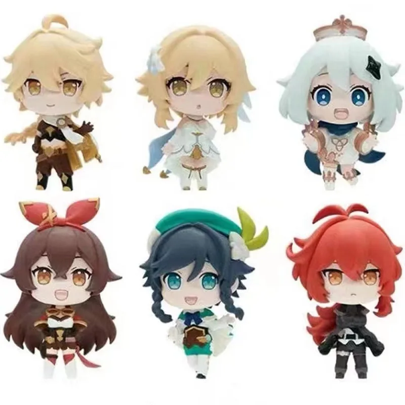 Anime Game Genshin Impact Anime Figure Kawaii Q Version Nendoroid Statue Pvc Doll Decor Model Toys Children's Gifts 6Pcs
Anime Game Genshin Impact Anime Figure Kawaii Q Version Nendoroid Statue Pvc Doll Decor Model Toys Children's Gifts 6Pcs