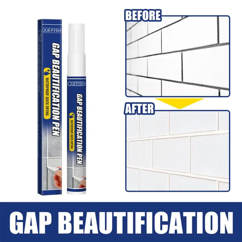 Ceramic Tile Floor Cleaner Gap Beautification Pen Waterproof Mould Proof Fill Refresher Healing Brush Tool Grout Pen White
Ceramic Tile Floor Cleaner Gap Beautification Pen Waterproof Mould Proof Fill Refresher Healing Brush Tool Grout Pen White