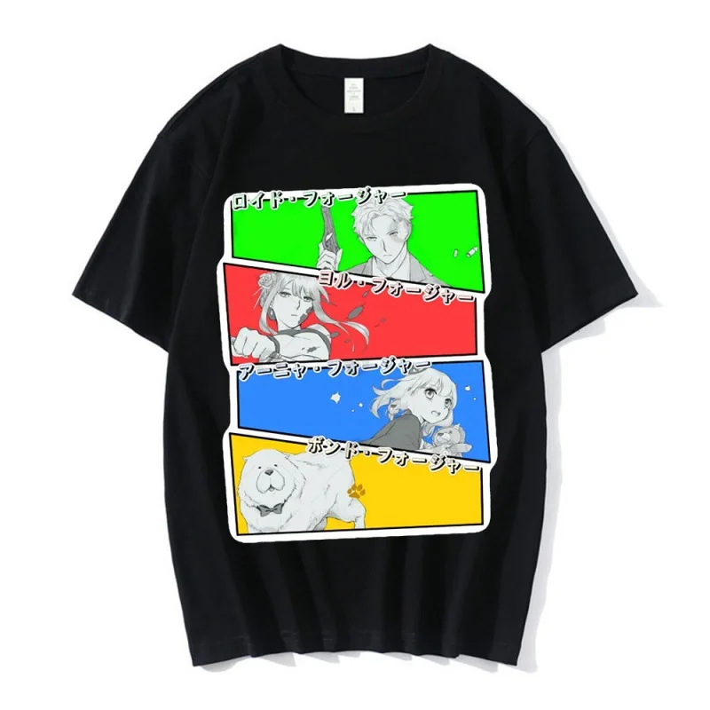 Anime SPY X FAMILY Anya Yor Loid Man/Women Harajuku T-shirt Round Neck Short Sleeve Casual Unisex Streetwear Tee Top
Anime SPY X FAMILY Anya Yor Loid Man/Women Harajuku T-shirt Round Neck Short Sleeve Casual Unisex Streetwear Tee Top