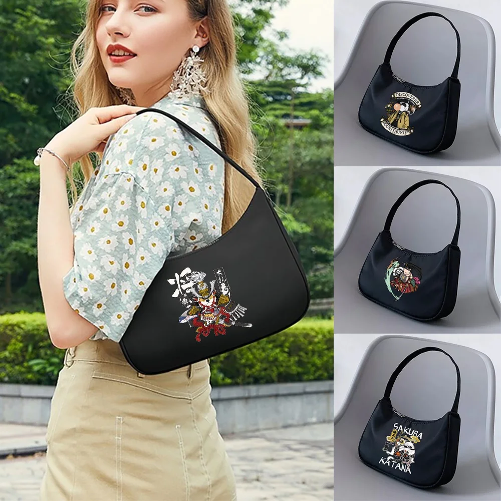 Women Simple Shoulder Bag Purse Handbag Outdoor Leisure Shopping Bags Tote Bag Pouch Samurai Print Zipper Underarm Bags Case
Women Simple Shoulder Bag Purse Handbag Outdoor Leisure Shopping Bags Tote Bag Pouch Samurai Print Zipper Underarm Bags Case