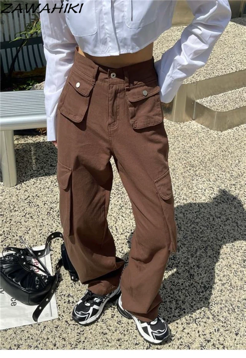 Y2K Clothing Oversized Mid Waist Ppockets Loose Fit Sweatpants Trousers Women Jogger Hip Hop Cargo Pants Streetwear Outfits
Y2K Clothing Oversized Mid Waist Ppockets Loose Fit Sweatpants Trousers Women Jogger Hip Hop Cargo Pants Streetwear Outfits