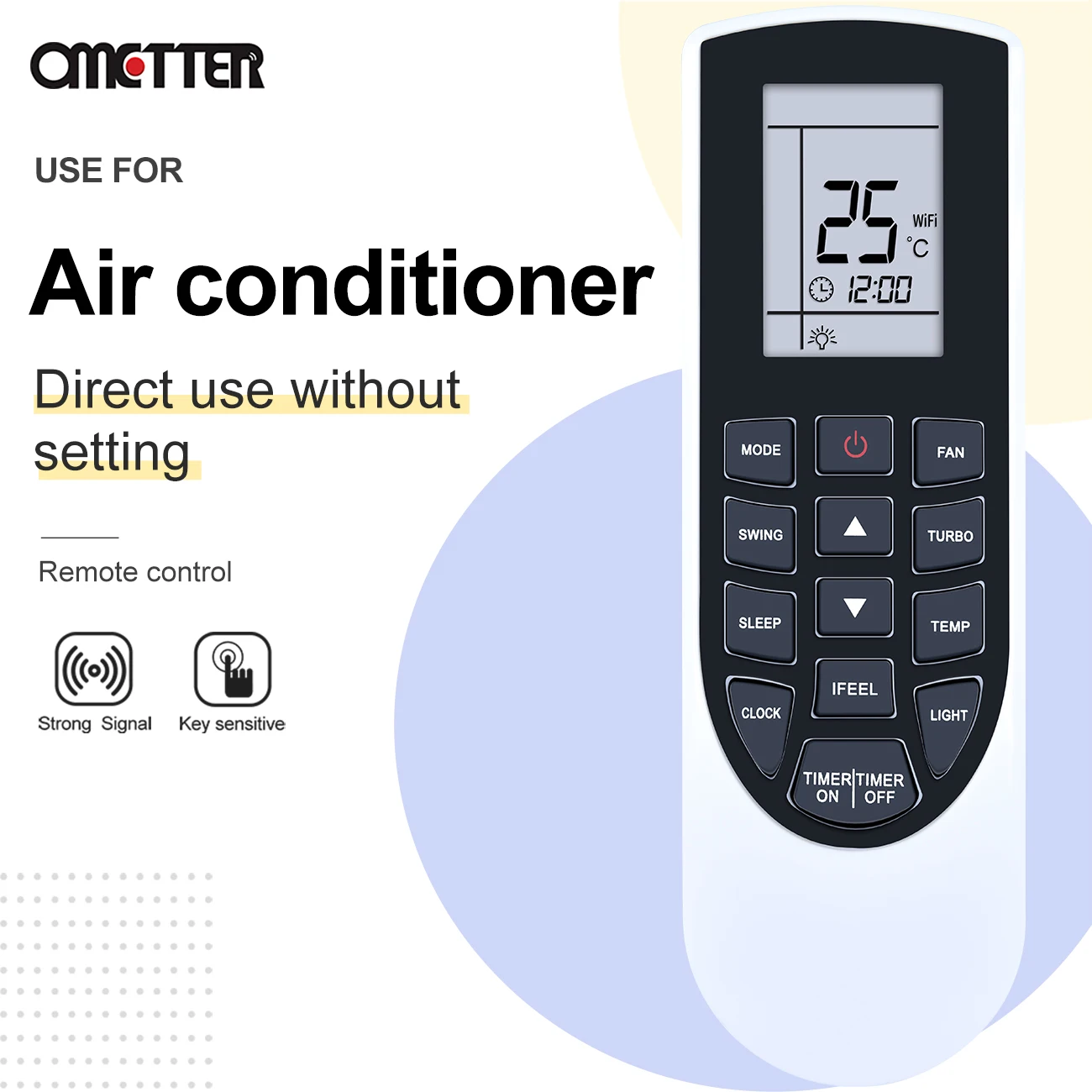 New Replacement YAN1F1 For GREE Universal AC A/C Air Conditioner Remote Control
New Replacement YAN1F1 For GREE Universal AC A/C Air Conditioner Remote Control