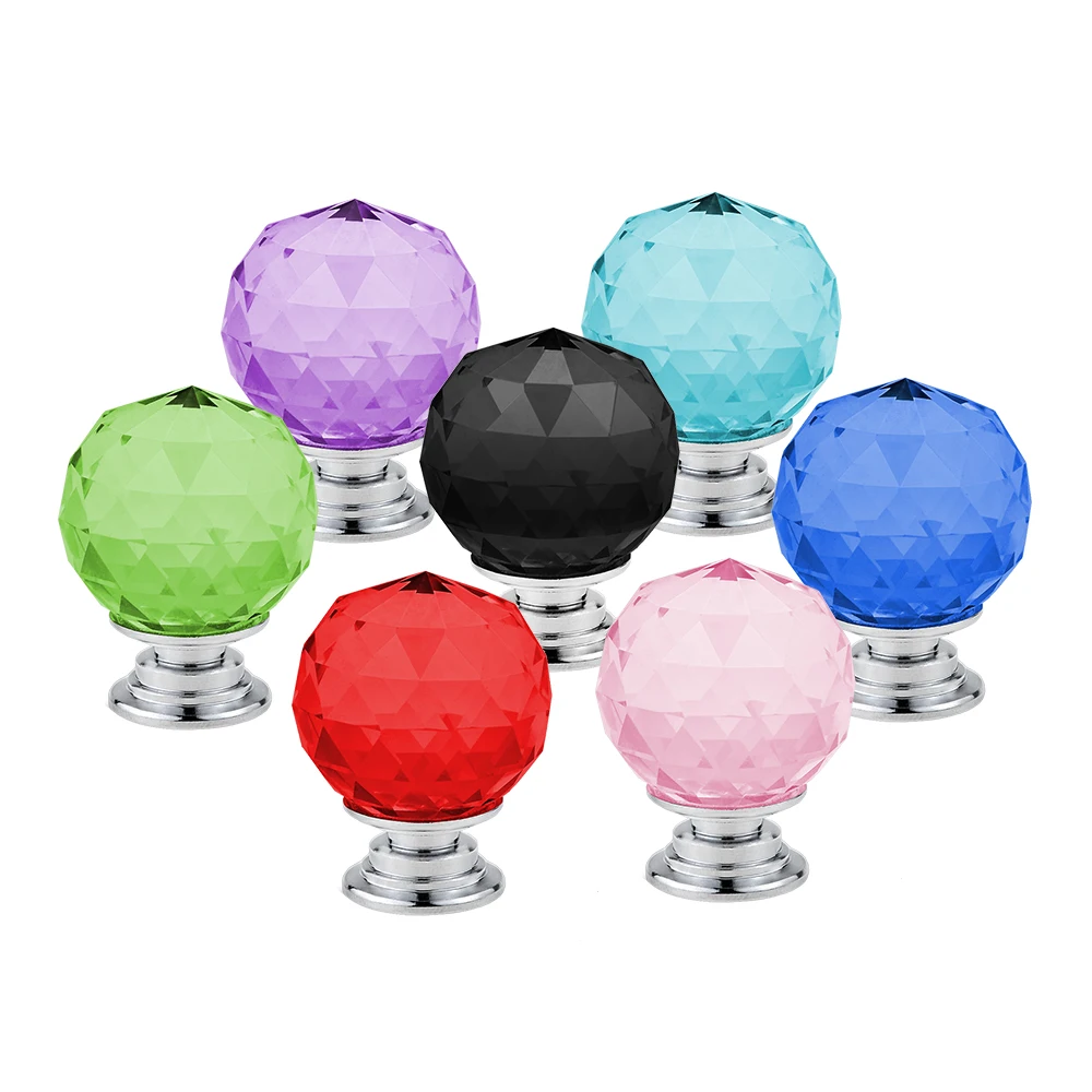 5 /10Pcs 30mm Crystal Ball Glass Knobs Cupboard Drawer Pull Kitchen Cabinet Door Wardrobe Handles European Modern Style Hardware
5 /10Pcs 30mm Crystal Ball Glass Knobs Cupboard Drawer Pull Kitchen Cabinet Door Wardrobe Handles European Modern Style Hardware