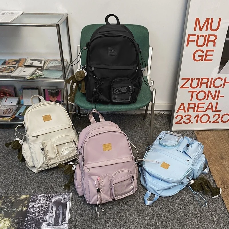 Fashion Nylon Women Backpack High Quality School Bags For Teenage Girls Large Capacity Ladies Bagpack Mochila Mujer 2022 New
Fashion Nylon Women Backpack High Quality School Bags For Teenage Girls Large Capacity Ladies Bagpack Mochila Mujer 2022 New