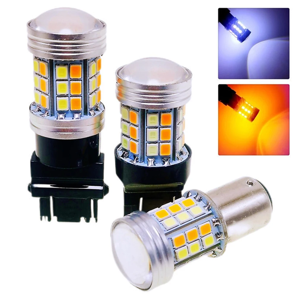 Dual Color T20 LED 7443 W21/5W Bulb 1157 BAY15D P21/5W Led T25 3157 P27/7W Car DRL Turn Signal Lamp Auto Lights Bulb Switch
Dual Color T20 LED 7443 W21/5W Bulb 1157 BAY15D P21/5W Led T25 3157 P27/7W Car DRL Turn Signal Lamp Auto Lights Bulb Switch