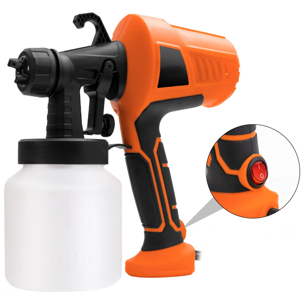 US Plug Spray Gun Electric Spray Tool 500W High Power Home Electric Paint Sprayer Adjustable Spray Easy Spraying For Home DIY
US Plug Spray Gun Electric Spray Tool 500W High Power Home Electric Paint Sprayer Adjustable Spray Easy Spraying For Home DIY