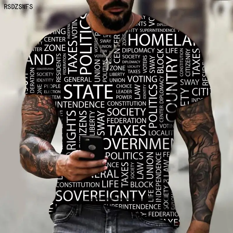 Hip-hop Funny and Interesting Men's Summer Oversized T-shirt 3D Letters Tough Guy Street Fashion Sports Basketball Clothing
Hip-hop Funny and Interesting Men's Summer Oversized T-shirt 3D Letters Tough Guy Street Fashion Sports Basketball Clothing
