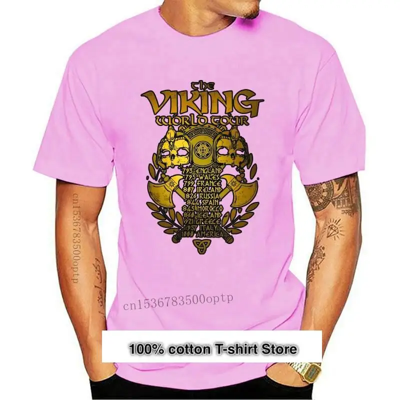 Camiseta de vikingos para hombre, camisa de манга corta с cuello Round Do, 2021 algodón, Golden Legends Valhalla, newest, 100%
Camiseta de vikingos para hombre, camisa de манга corta с cuello Round Do, 2021 algodón, Golden Legends Valhalla, newest, 100%