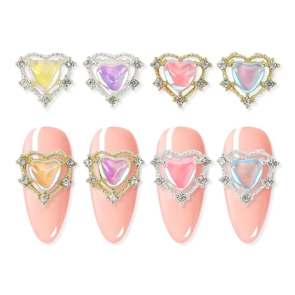 Accessories Love Heart Aurora Alloy Heart Nail Rhinestones Nail Jewelry 3D Nail Art Drills Rabbit Nail Decorations
Accessories Love Heart Aurora Alloy Heart Nail Rhinestones Nail Jewelry 3D Nail Art Drills Rabbit Nail Decorations