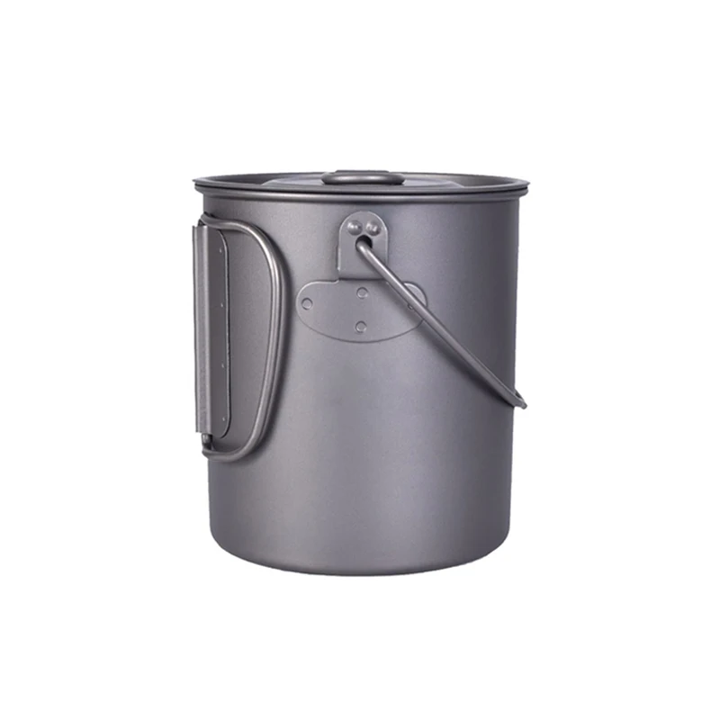 Castle Peak 1250ml Portable Titanium Cookware Outdoor Camping Titanium Cup With Folded Handle
Castle Peak 1250ml Portable Titanium Cookware Outdoor Camping Titanium Cup With Folded Handle