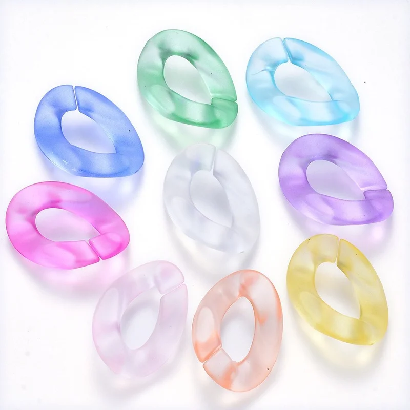21*30mm Mixed Color Acrylic Oval Open Ring Link Chain Beads Connector Parts for Jewelry Making Necklace Eyeglasses Chains
21*30mm Mixed Color Acrylic Oval Open Ring Link Chain Beads Connector Parts for Jewelry Making Necklace Eyeglasses Chains