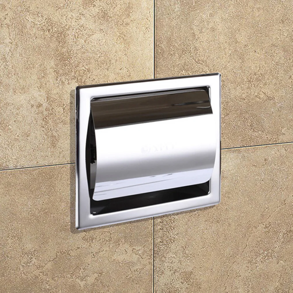Toilet Paper Holder Bathroom Kitchen Wall Mounted Flush Type Stainless Steel Paper Tissue Rack Roller Insert
Toilet Paper Holder Bathroom Kitchen Wall Mounted Flush Type Stainless Steel Paper Tissue Rack Roller Insert