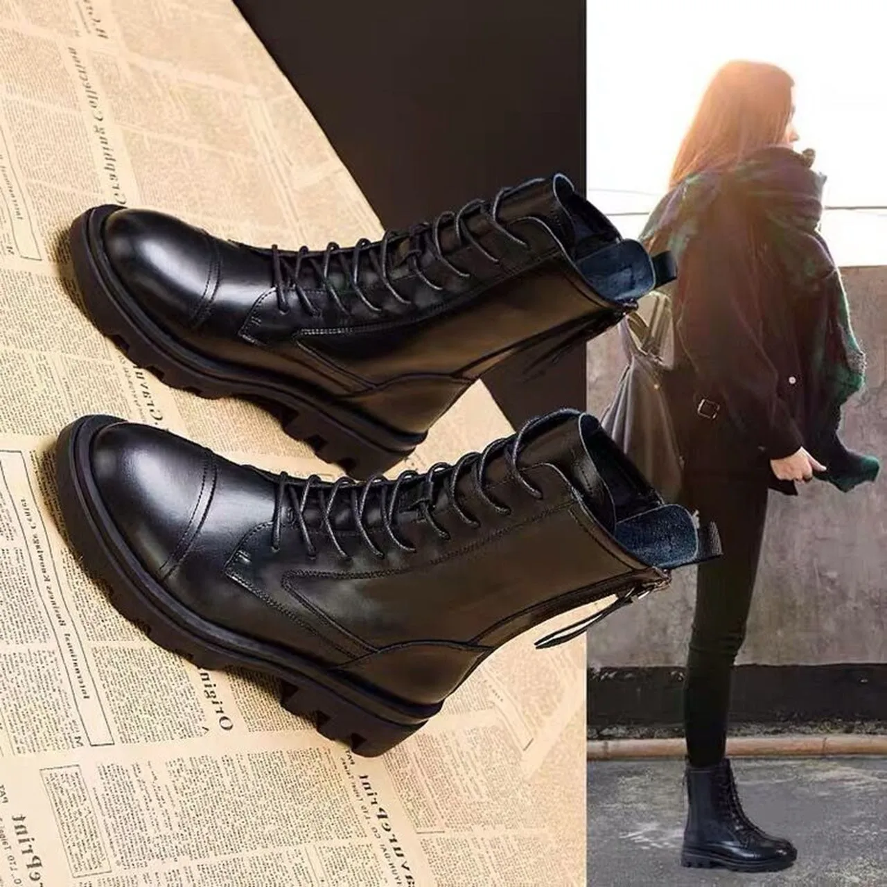 2021 fall and Winter new Ladies Shoes women boots military Women's Roman Riding Cowboy Half platform Zipper Mid-Calf Boots
2021 fall and Winter new Ladies Shoes women boots military Women's Roman Riding Cowboy Half platform Zipper Mid-Calf Boots