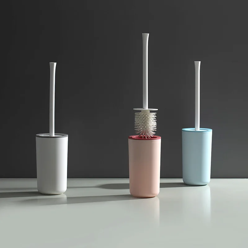 Modern Toilet Brush Wall Hanging Leak Proof Rack Round Silicone Cleaning Tools Corner Gap Scrubber Long Handle Bathroom Products
Modern Toilet Brush Wall Hanging Leak Proof Rack Round Silicone Cleaning Tools Corner Gap Scrubber Long Handle Bathroom Products