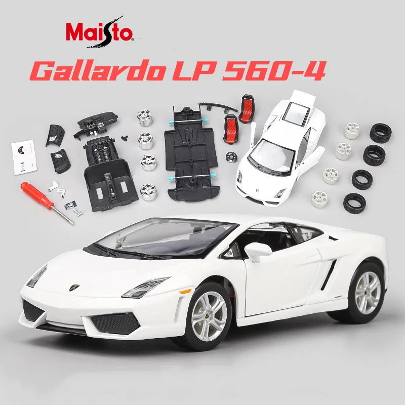

Maisto 1:24 Lamborghini Gallardo LP560-4 Assembly Version Alloy Car Model Diecast Metal Toy Car Model Collection Children Gift