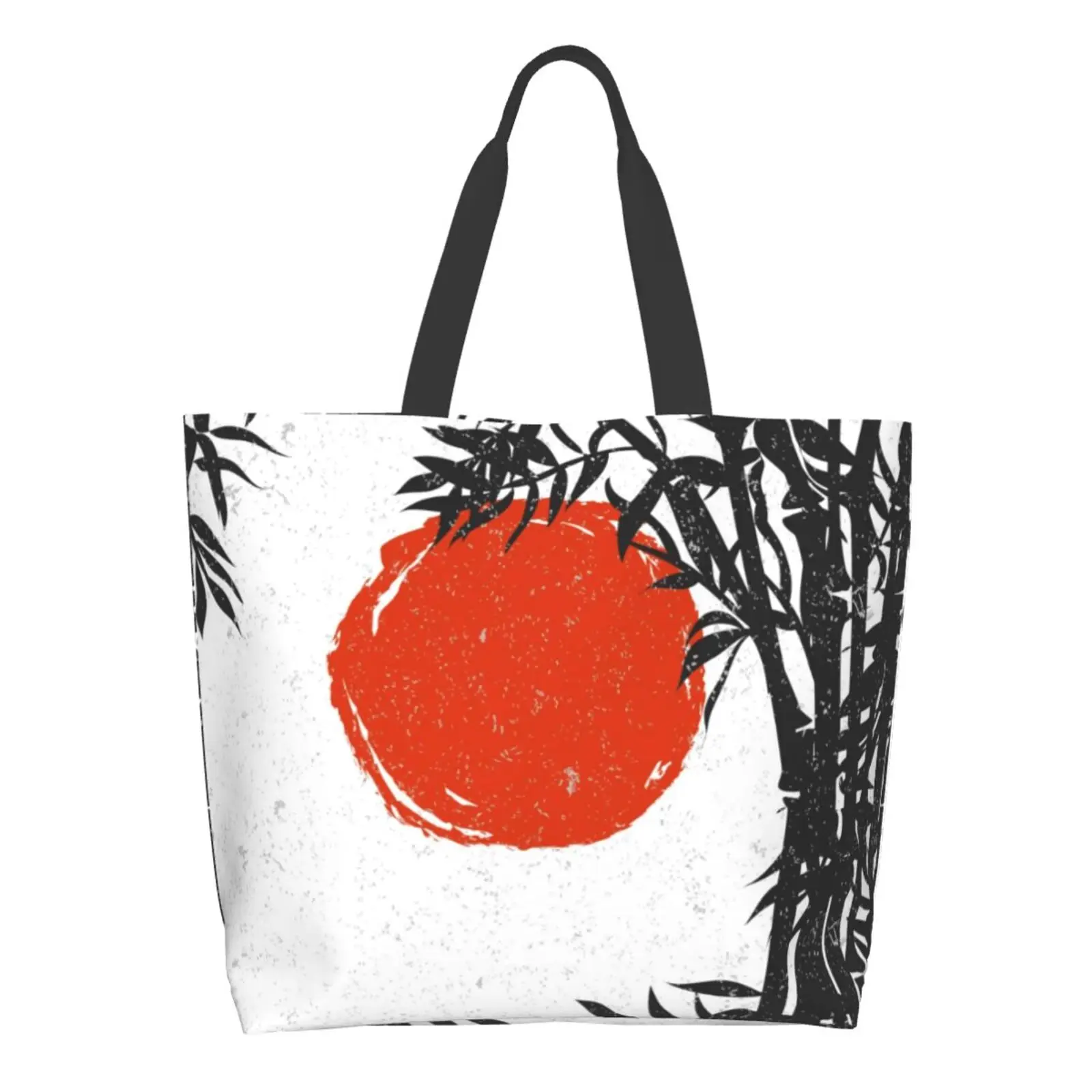 Tote Bag for Women Reusable Large Shopping Bags Canvas Shopping Bag Beach School Shoulder Shopper Sack Casual Japan Flag Bamboo
Tote Bag for Women Reusable Large Shopping Bags Canvas Shopping Bag Beach School Shoulder Shopper Sack Casual Japan Flag Bamboo