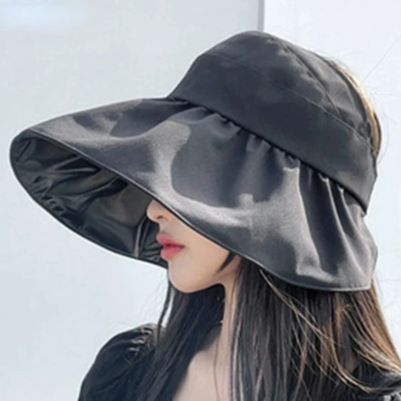 New Summer Sun Visor with Pearl Adjustable Big Head Wide Brim Beach Hat UV Resistant and Packable Sun Visor LUXXETON
New Summer Sun Visor with Pearl Adjustable Big Head Wide Brim Beach Hat UV Resistant and Packable Sun Visor LUXXETON