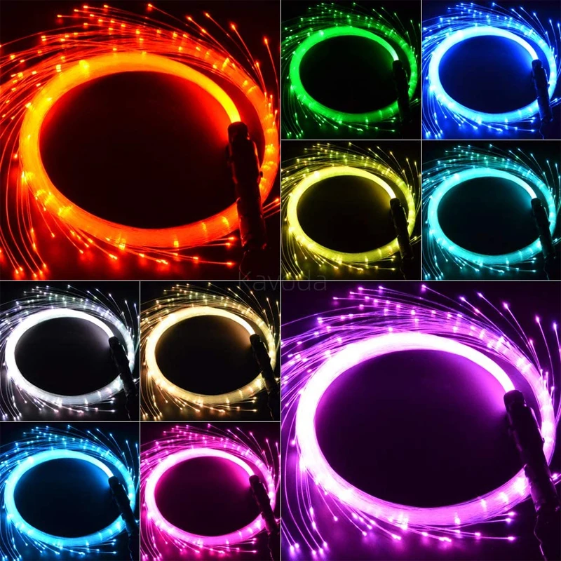 360° Swivel LED Fiber Optic Whip Super Bright Light Up Rave Toy Multicolor Flash Lighting Glowing Waving Party USB Rechargeable
360° Swivel LED Fiber Optic Whip Super Bright Light Up Rave Toy Multicolor Flash Lighting Glowing Waving Party USB Rechargeable