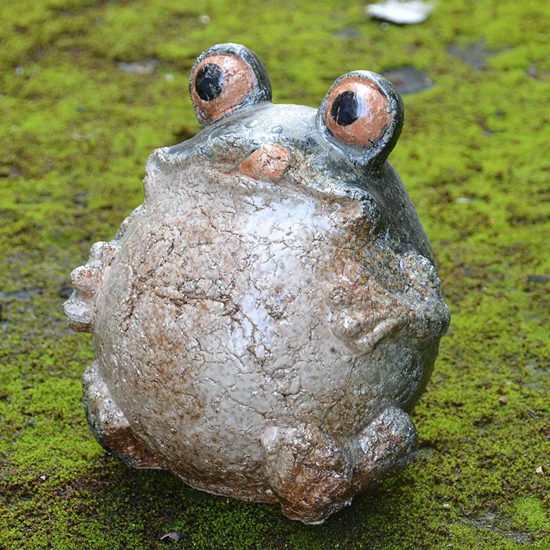 Fat Pottery Clay Frog Statue Garden Decorations Grey Green Handmade Cute Animal Figurines For Home Outdoor Yard Lawn Display
Fat Pottery Clay Frog Statue Garden Decorations Grey Green Handmade Cute Animal Figurines For Home Outdoor Yard Lawn Display