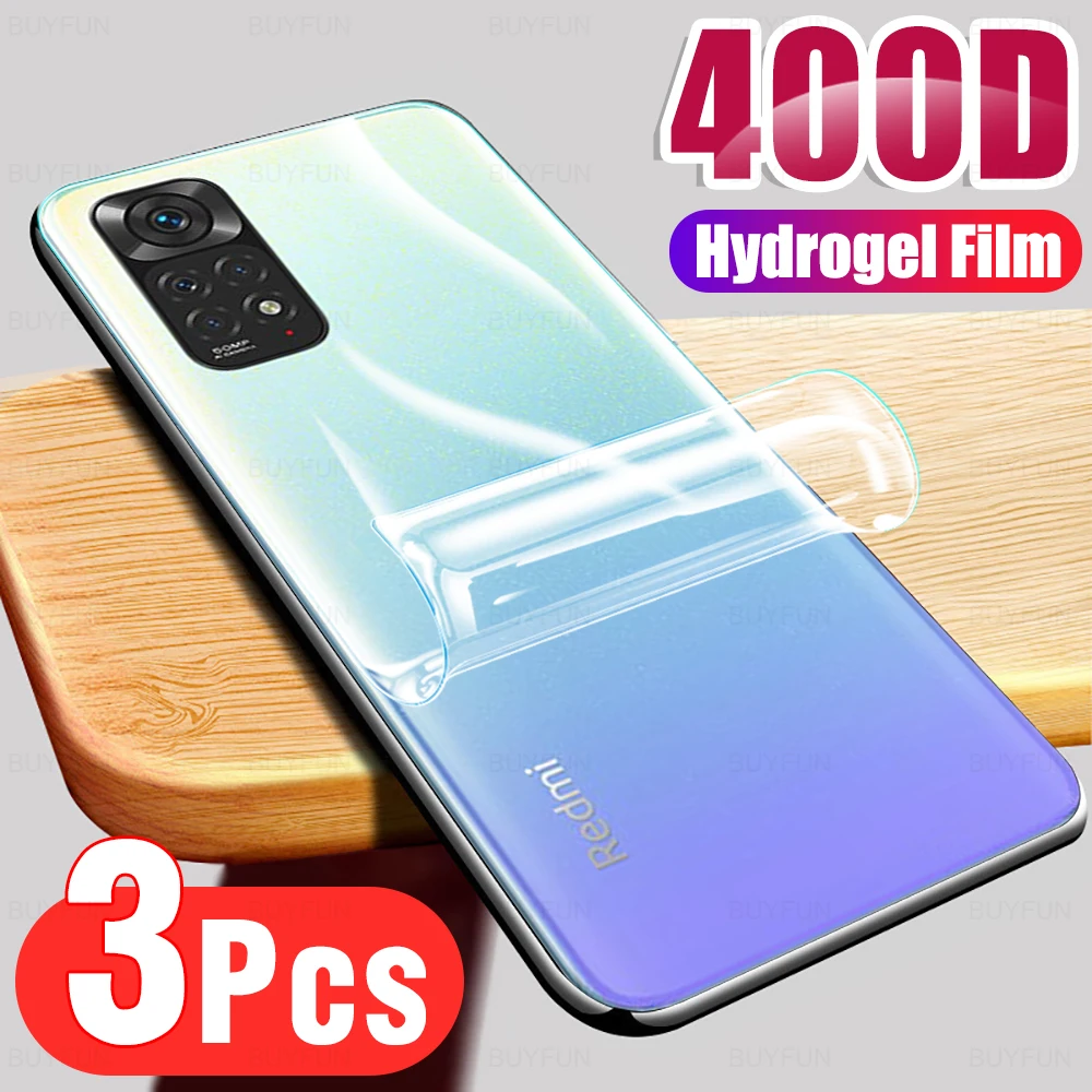 3Pcs Protective Film Back Cover Protector For Xiaomi Redmi Note 11 11s 11Pro 11 Pro S Note11 Note11Pro 5G HD Hydrogel Film Case
3Pcs Protective Film Back Cover Protector For Xiaomi Redmi Note 11 11s 11Pro 11 Pro S Note11 Note11Pro 5G HD Hydrogel Film Case