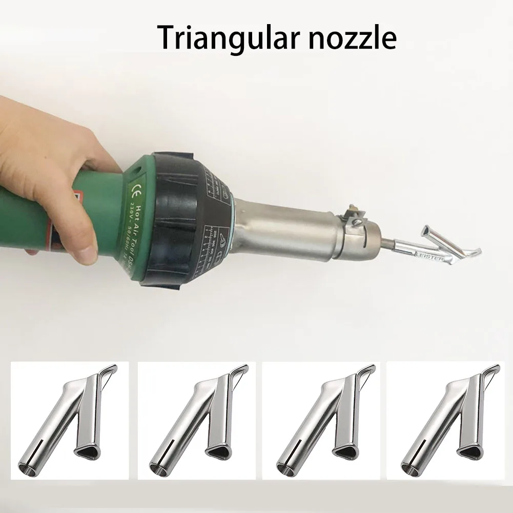 Speed Triangular Speed Welding Nozzle Gun Head Heat Welding Tip for Vinyl Welding Polypropylene Polythene PVC Welder Tools
Speed Triangular Speed Welding Nozzle Gun Head Heat Welding Tip for Vinyl Welding Polypropylene Polythene PVC Welder Tools