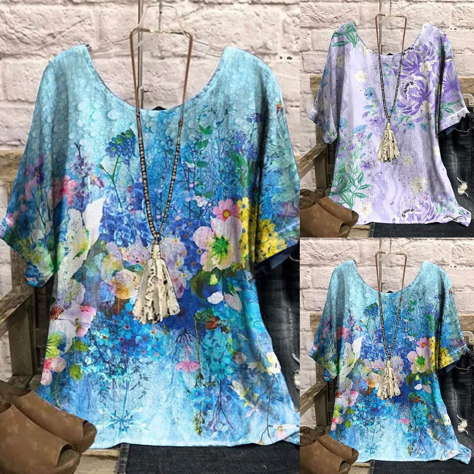 Women Loose Fashion Top Summer Casual Floral Printing Elegant Top Shirts O Neck Elegant OL business shirt Tops Lapel
Women Loose Fashion Top Summer Casual Floral Printing Elegant Top Shirts O Neck Elegant OL business shirt Tops Lapel