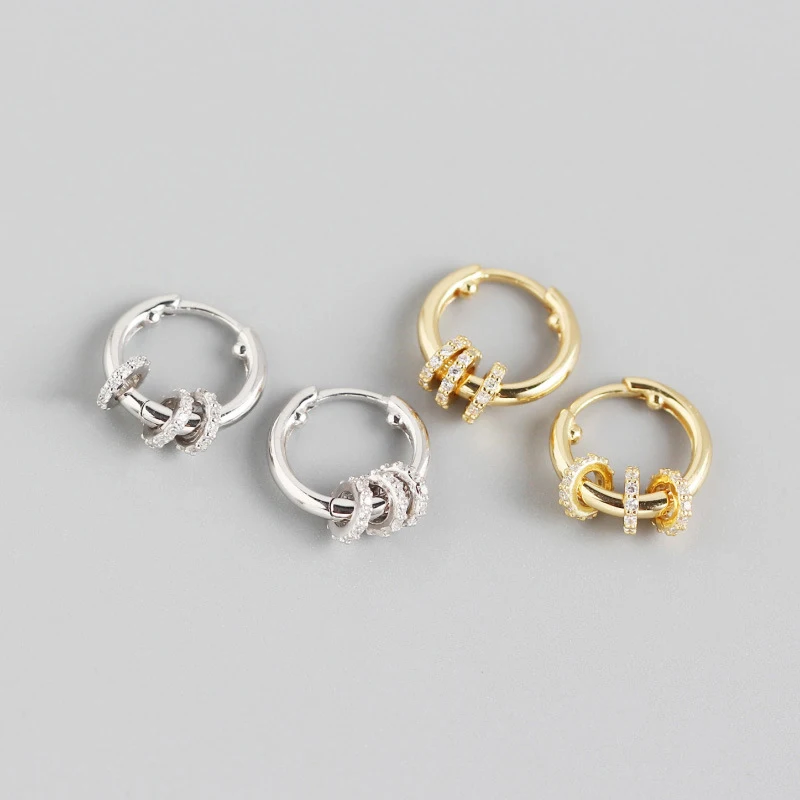 Silver Color Two Wear Methods Small Circle Rhinestone Earrings Women Unique Design Fashion Light Luxury Jewelry
Silver Color Two Wear Methods Small Circle Rhinestone Earrings Women Unique Design Fashion Light Luxury Jewelry