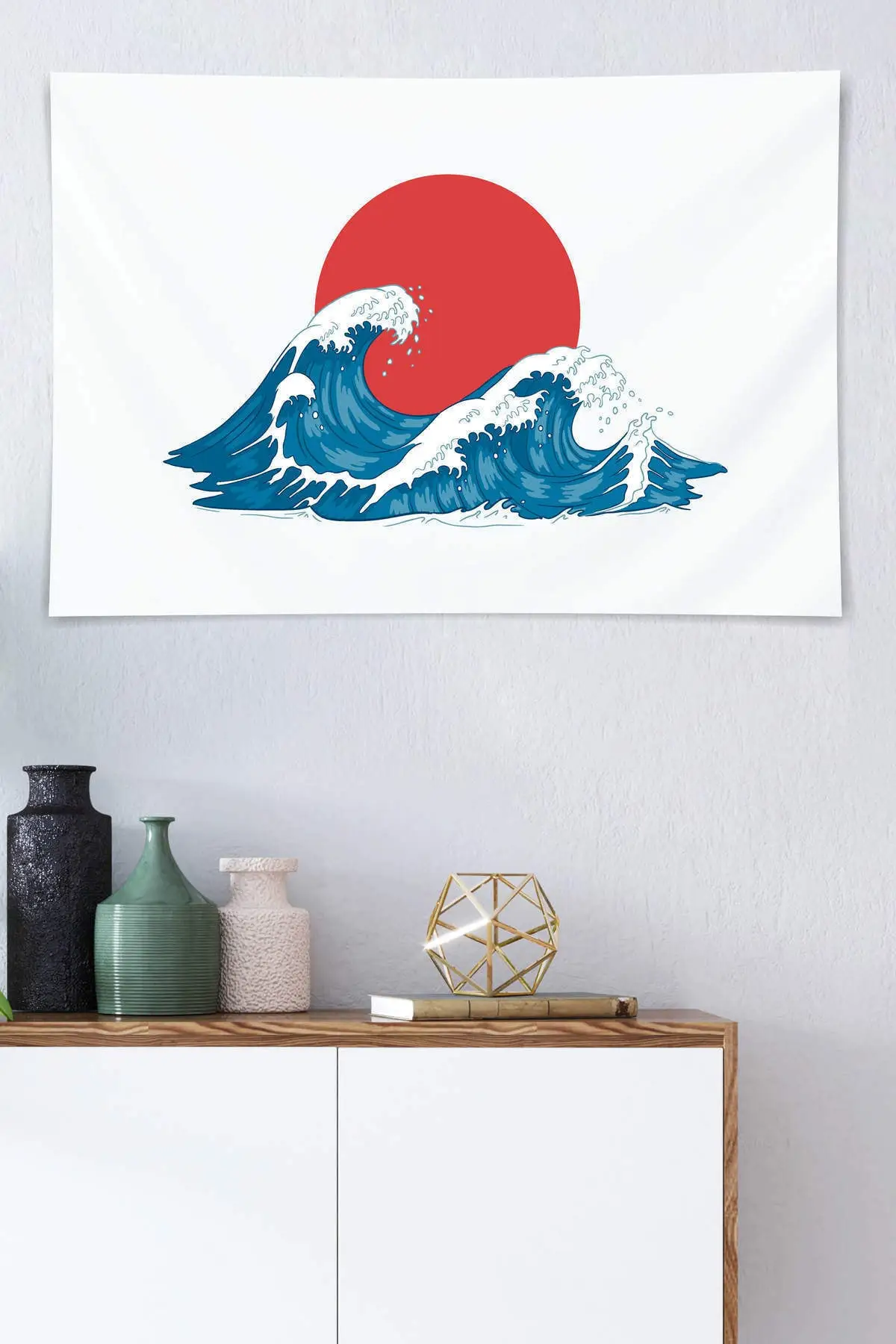 The Great Wave Wall Cover 60 x 40 cm Ultra Soft Textured Polyester Fabric Suitable for indoor - outdoor use
The Great Wave Wall Cover 60 x 40 cm Ultra Soft Textured Polyester Fabric Suitable for indoor - outdoor use