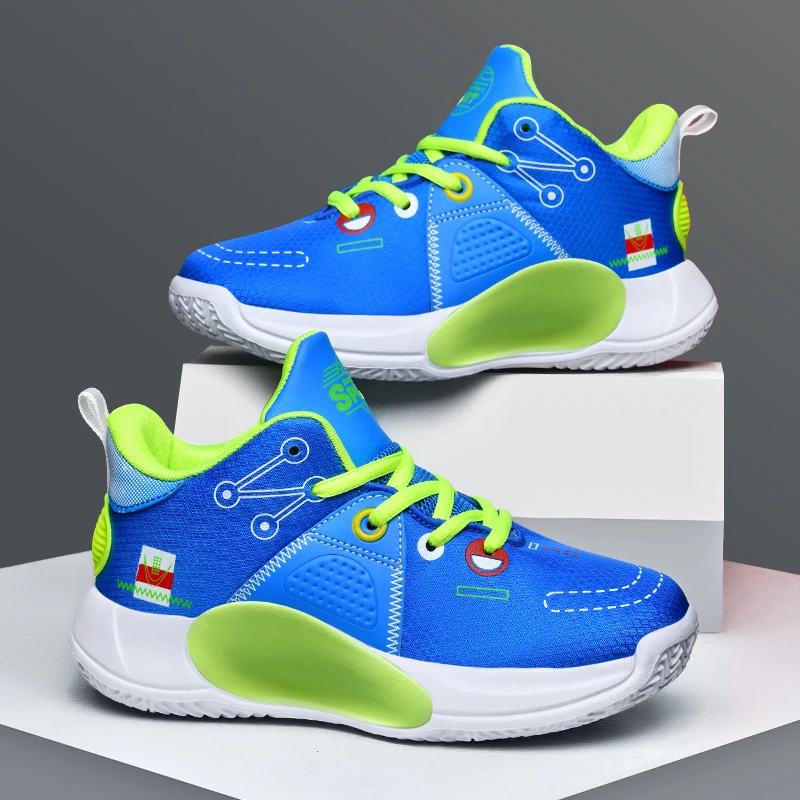 Children Sneakers Boys Brand Leather Basketball Shoes Kids Sneakers Thick Sole Non-slip Sports Child Boy Basket Trainer Shoes
Children Sneakers Boys Brand Leather Basketball Shoes Kids Sneakers Thick Sole Non-slip Sports Child Boy Basket Trainer Shoes