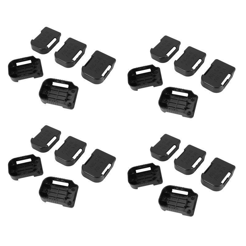 20Pcs Battery Storage Rack Battery Holder Case For Makita 18V Fixing Devices(Black)
20Pcs Battery Storage Rack Battery Holder Case For Makita 18V Fixing Devices(Black)