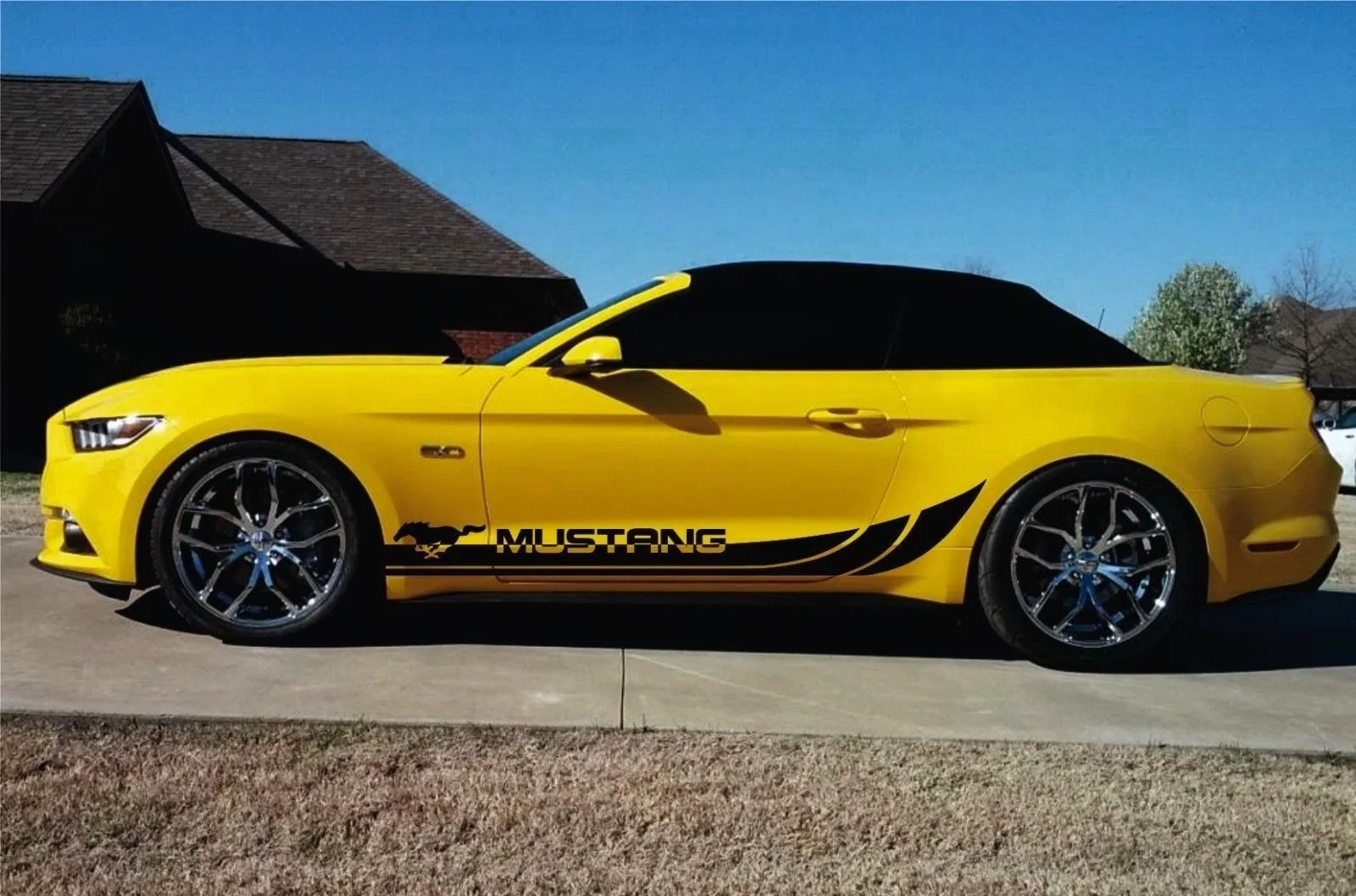 For 2Pcs/Pair Ford MUSTANG 2x side stripes vinyl body decal sticker graphics premium quality
For 2Pcs/Pair Ford MUSTANG 2x side stripes vinyl body decal sticker graphics premium quality