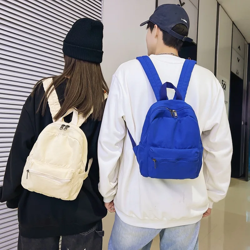 Small Canvas Vintage Backpack 2023 New Simple Unisex Women Men Bags for Teenage Girls Young Solid Color Ladies Mini Rucksack
Small Canvas Vintage Backpack 2023 New Simple Unisex Women Men Bags for Teenage Girls Young Solid Color Ladies Mini Rucksack
