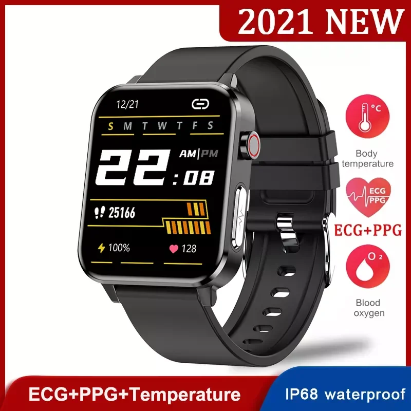 2021 Bluetooth Smart Watch Body Temperature ECG+PPG Heart Rate Sleep Health Monitoring Bracelet Sport IP68 Waterproof Smartwatch
2021 Bluetooth Smart Watch Body Temperature ECG+PPG Heart Rate Sleep Health Monitoring Bracelet Sport IP68 Waterproof Smartwatch