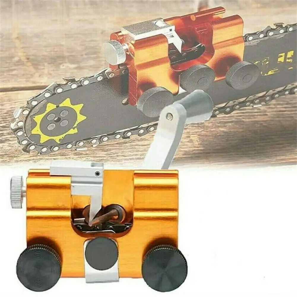 Chainsaw Chain Sharpener Precise Grinding Aluminum Alloy Jigs Sharpening Tool Kit For Electric Saws
Chainsaw Chain Sharpener Precise Grinding Aluminum Alloy Jigs Sharpening Tool Kit For Electric Saws