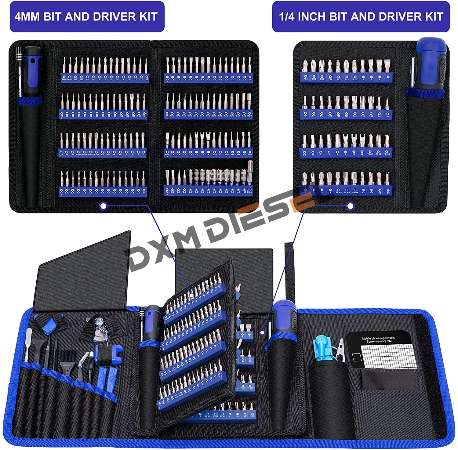 190 In 1 Precision Screwdriver Set Torx Hex Phillips Magnetic Screw Driver Bit Kit For PC Phone Electronics Repair Tool
190 In 1 Precision Screwdriver Set Torx Hex Phillips Magnetic Screw Driver Bit Kit For PC Phone Electronics Repair Tool