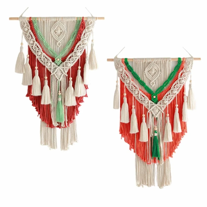 Boho Dream Catchers Hand-made Macrame Cotton-Woven Net Bohemian Home Decorations
Boho Dream Catchers Hand-made Macrame Cotton-Woven Net Bohemian Home Decorations
