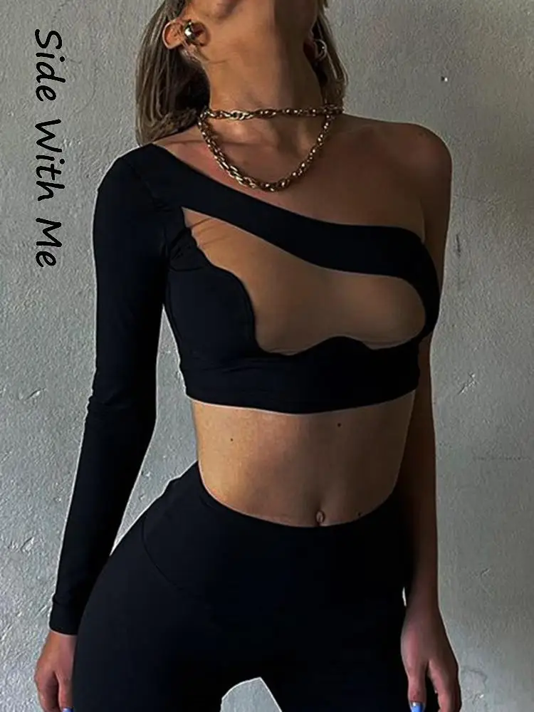 Side with Me 2022 Summer Cropped Corset Off Shoulder Women Tops Backless Long Sleeve Cut Out Black Party Club Women T-Shirt 
Side with Me 2022 Summer Cropped Corset Off Shoulder Women Tops Backless Long Sleeve Cut Out Black Party Club Women T-Shirt