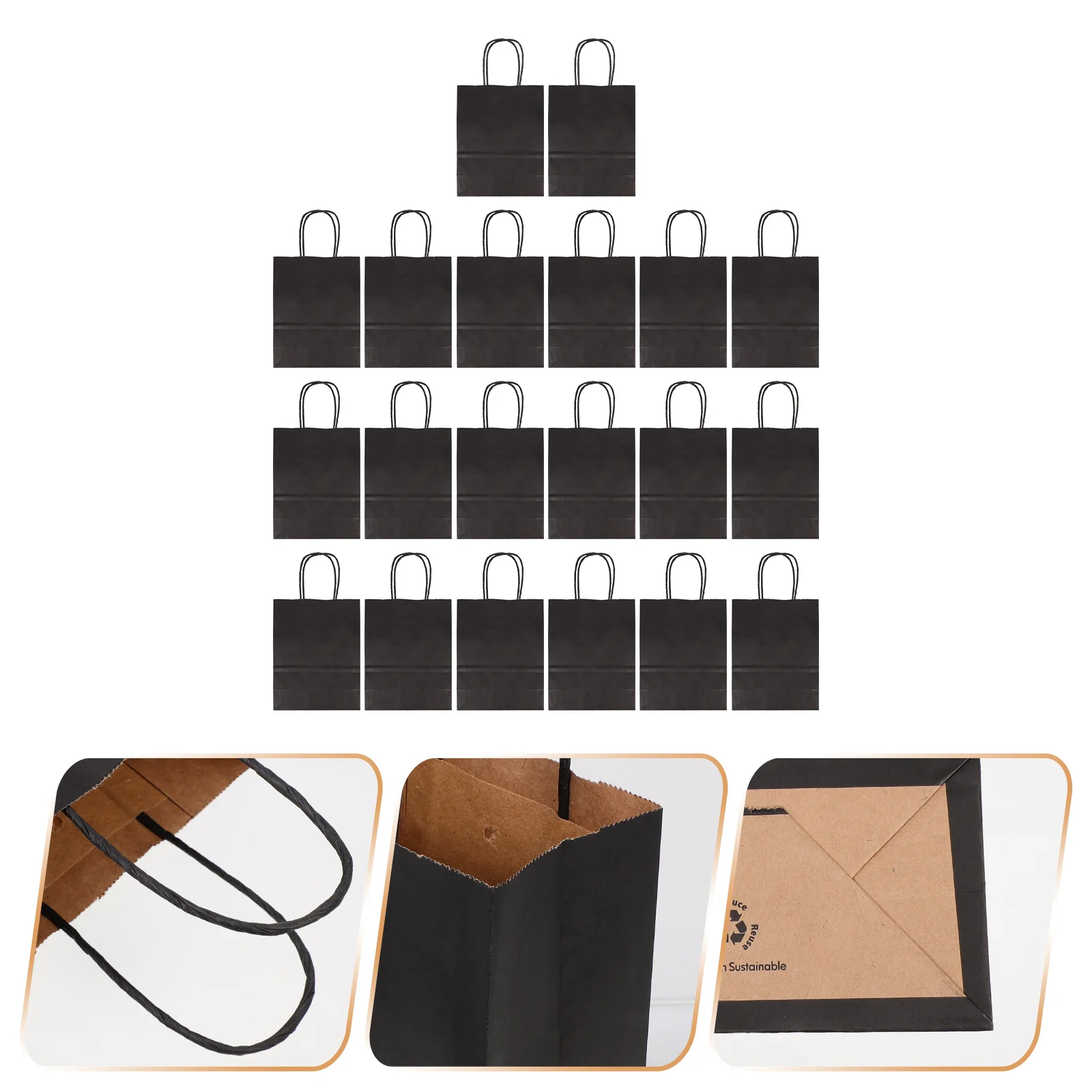 25Pcs Bag Candy Wrapping Pouch Black Gift Bags Party Favors Carrier Watches Carrying Bag for Packaging Retail Shop Storage
25Pcs Bag Candy Wrapping Pouch Black Gift Bags Party Favors Carrier Watches Carrying Bag for Packaging Retail Shop Storage