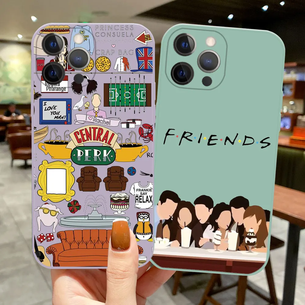 Cartoon funny Friends TV Show Phone Case For iPhone 13 12 11 Pro Max 13 Mini 8 7 Plus XR XS MAX X SE 2020 color silicone Cover
Cartoon funny Friends TV Show Phone Case For iPhone 13 12 11 Pro Max 13 Mini 8 7 Plus XR XS MAX X SE 2020 color silicone Cover