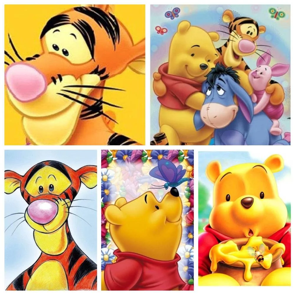Disney 5D DIY Diamond Painting Gift Cross Stitch Set Hand Inlaid Gift Cartoon Winnie The Pooh Home Bedroom Wall Art Decoration
Disney 5D DIY Diamond Painting Gift Cross Stitch Set Hand Inlaid Gift Cartoon Winnie The Pooh Home Bedroom Wall Art Decoration